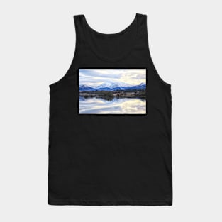 Winter Reflections on Loch Awe Tank Top